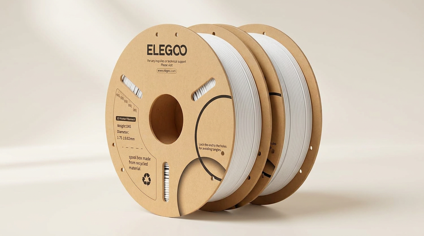 ELEGOO PLA Plus Filament Review: The Workhorse White