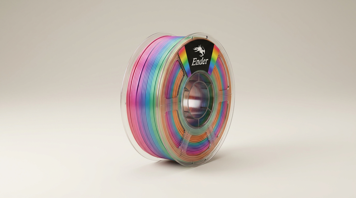 Creality Rainbow PLA+ Filament Review: Consistent Color, Durable Prints