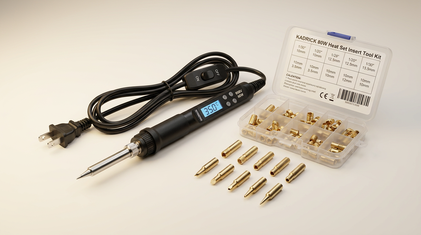 Kadrick Professional Heat Set Insert Tool Kit Review