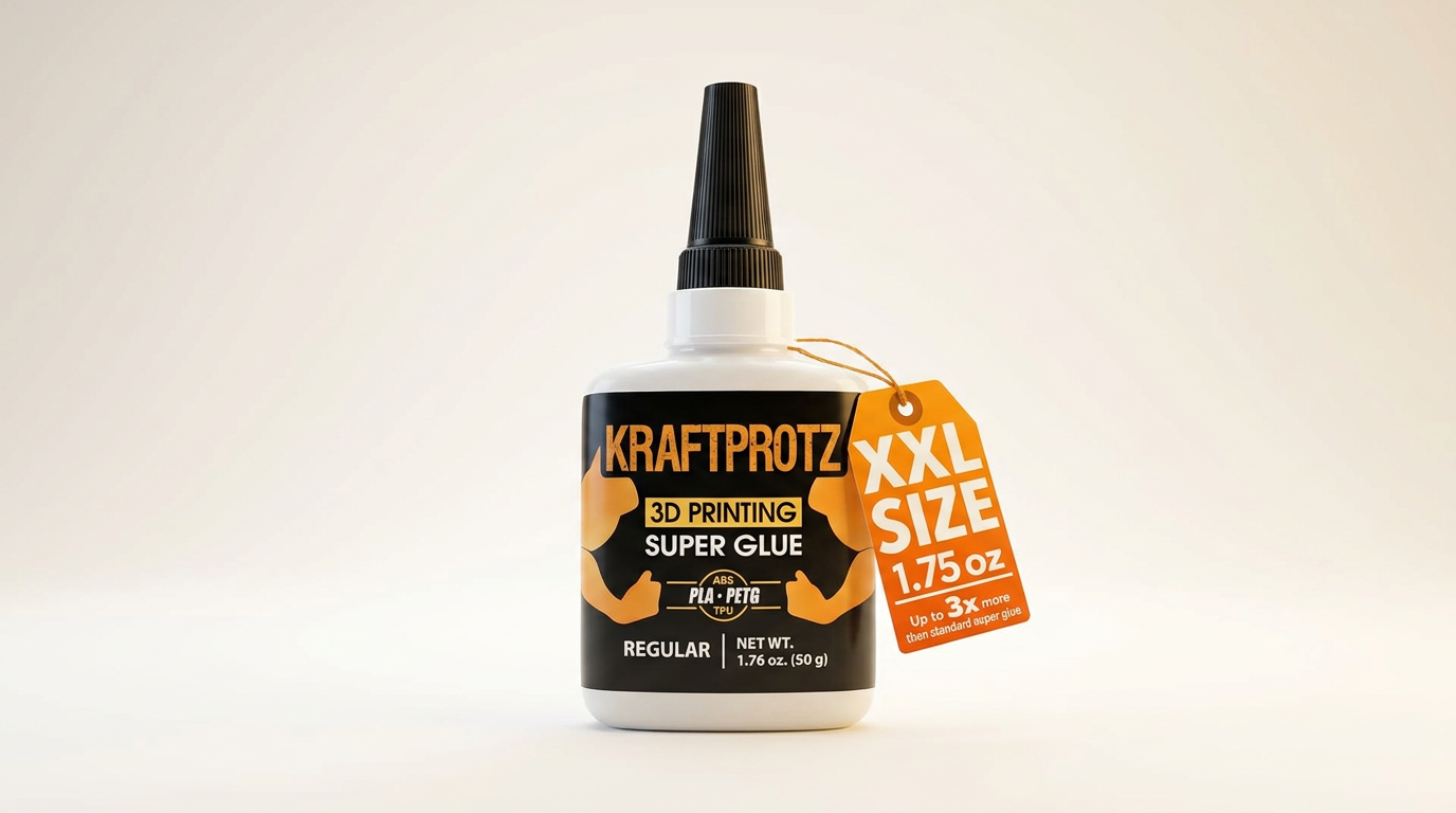 KRAFTPROTZ 3D Printer Super Glue: The Everyday Filament Fixer