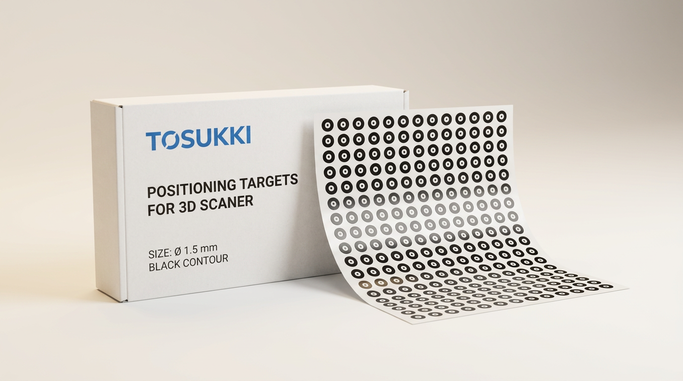 TOSUKKI 1.5mm Adhesive 3D Scanner Targets: A Precision Underperformer