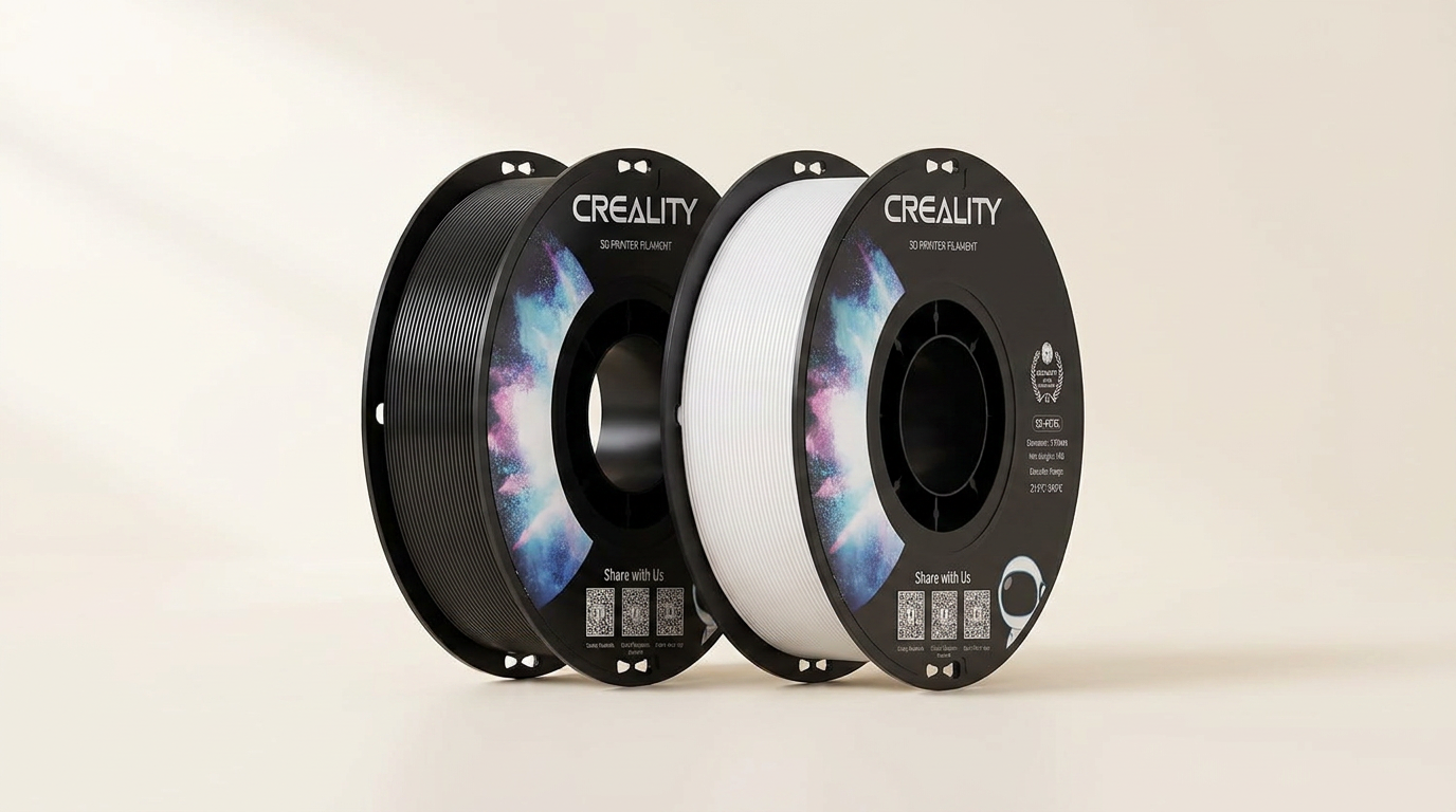 Creality 2kg Black & White PETG Filament Review: Strong, Consistent Prints