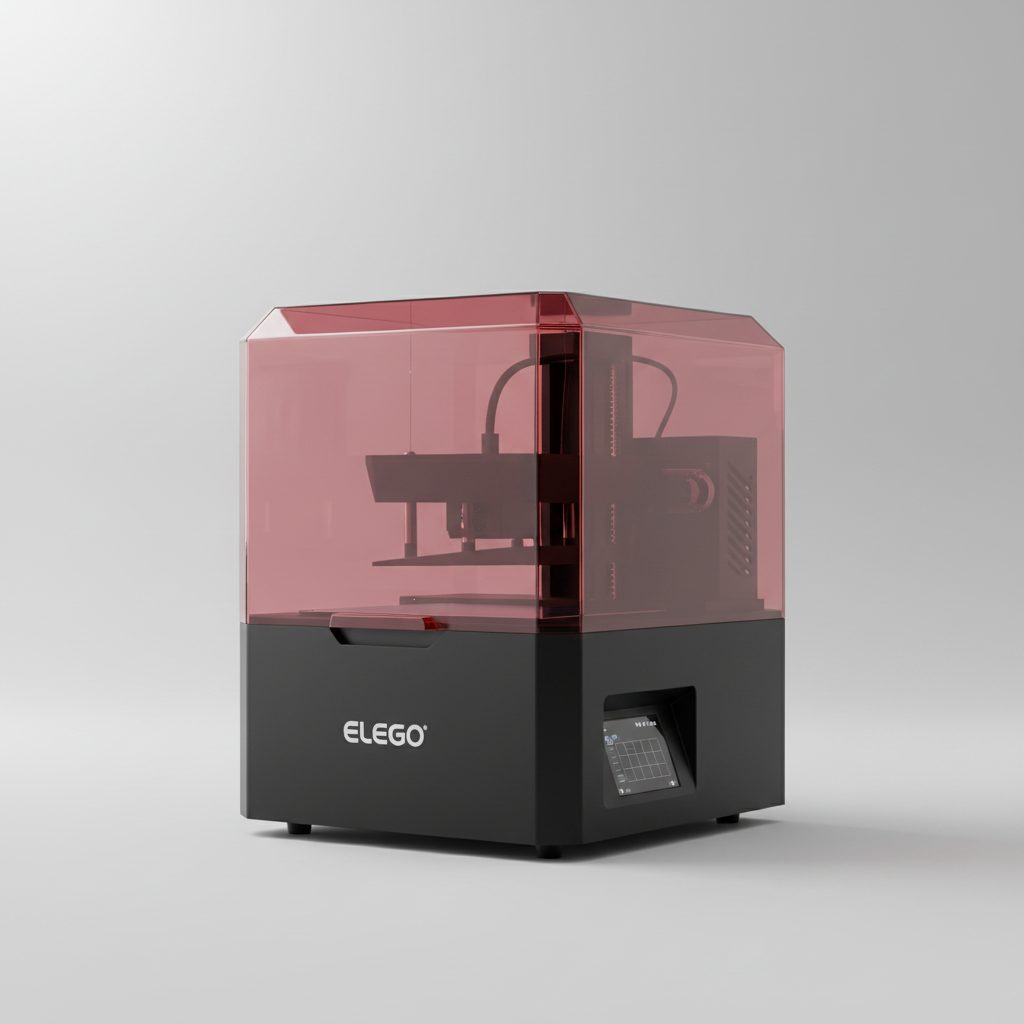 ELEGOO Mars 5 Ultra Resin 3D Printer with 7" 9K Mono LCD, 150mm/h High Speed Printing, Smart Automatic Leveling, Intelligent Detection, WiFi-Transfer, Printing Size of 6.04 × 3.06 × 6.49 inch — product image