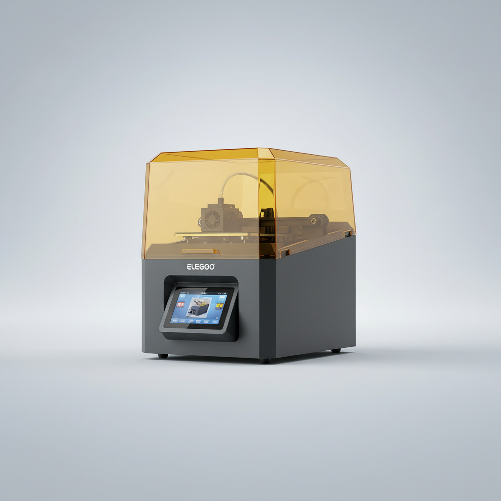 ELEGOO Mars 5 Ultra Resin 3D Printer with 7" 9K Mono LCD, 150mm/h High Speed Printing, Smart Automatic Leveling, Intelligent Detection, WiFi-Transfer, Printing Size of 6.04 × 3.06 × 6.49 inch — product image