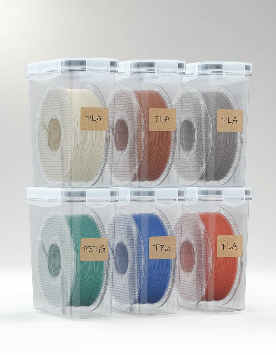 YOOPAI Filament Storage Box 6-Pack Review: Effective 3D Print Protection