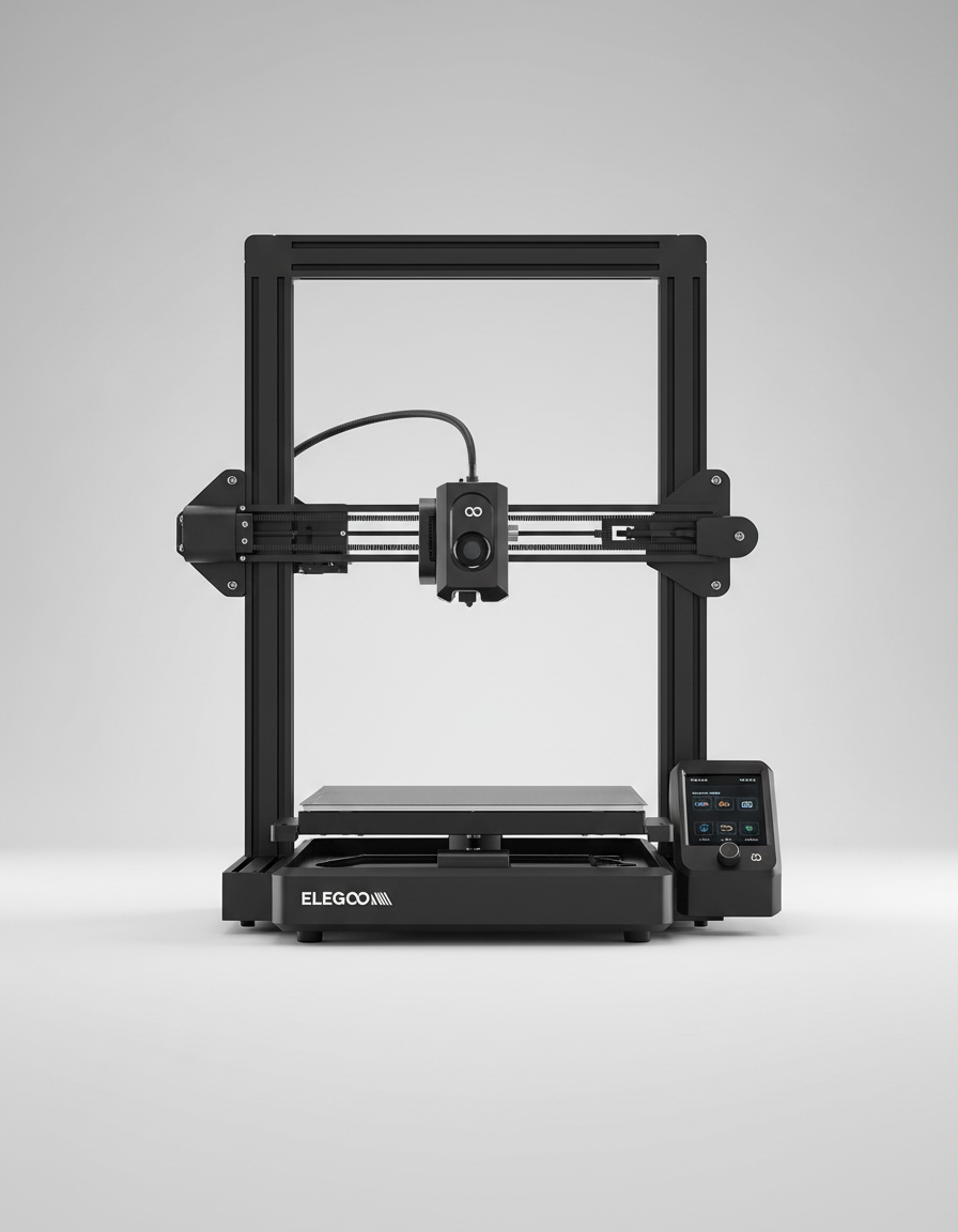 ELEGOO Centauri Carbon 3D Printer, CoreXY 500mm/s High Speed Printing with Auto Calibration, 320°C Nozzle and Built-in Camera, Ready to Print Out of the Box, 256x256x256mm Printing Size — product image