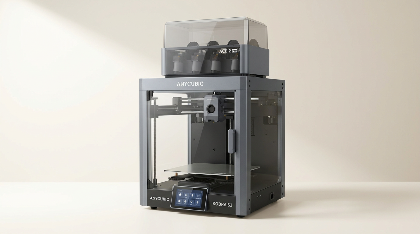 Anycubic Kobra S1 ACE 2 Pro Combo Review: Enclosed Multicolor Value