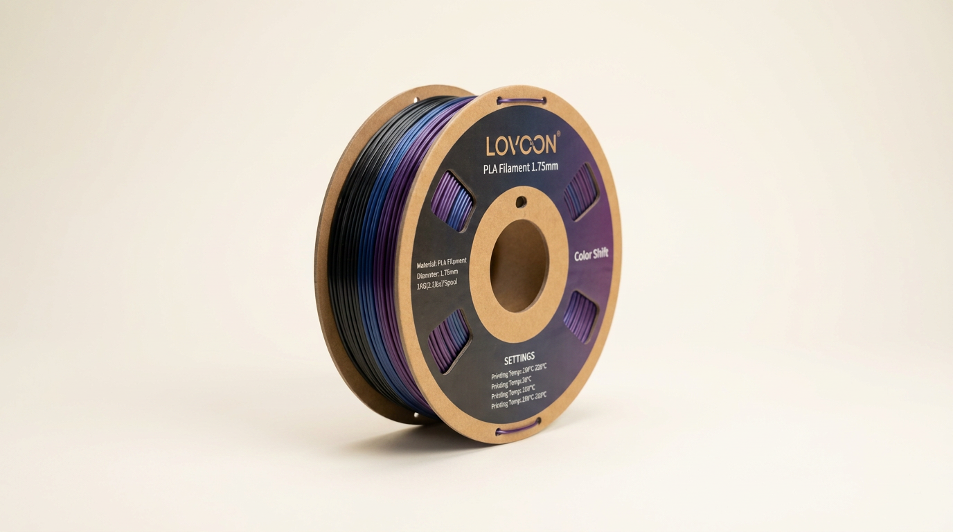 LOVOON Color Shift PLA: Print Aesthetics Over Speed