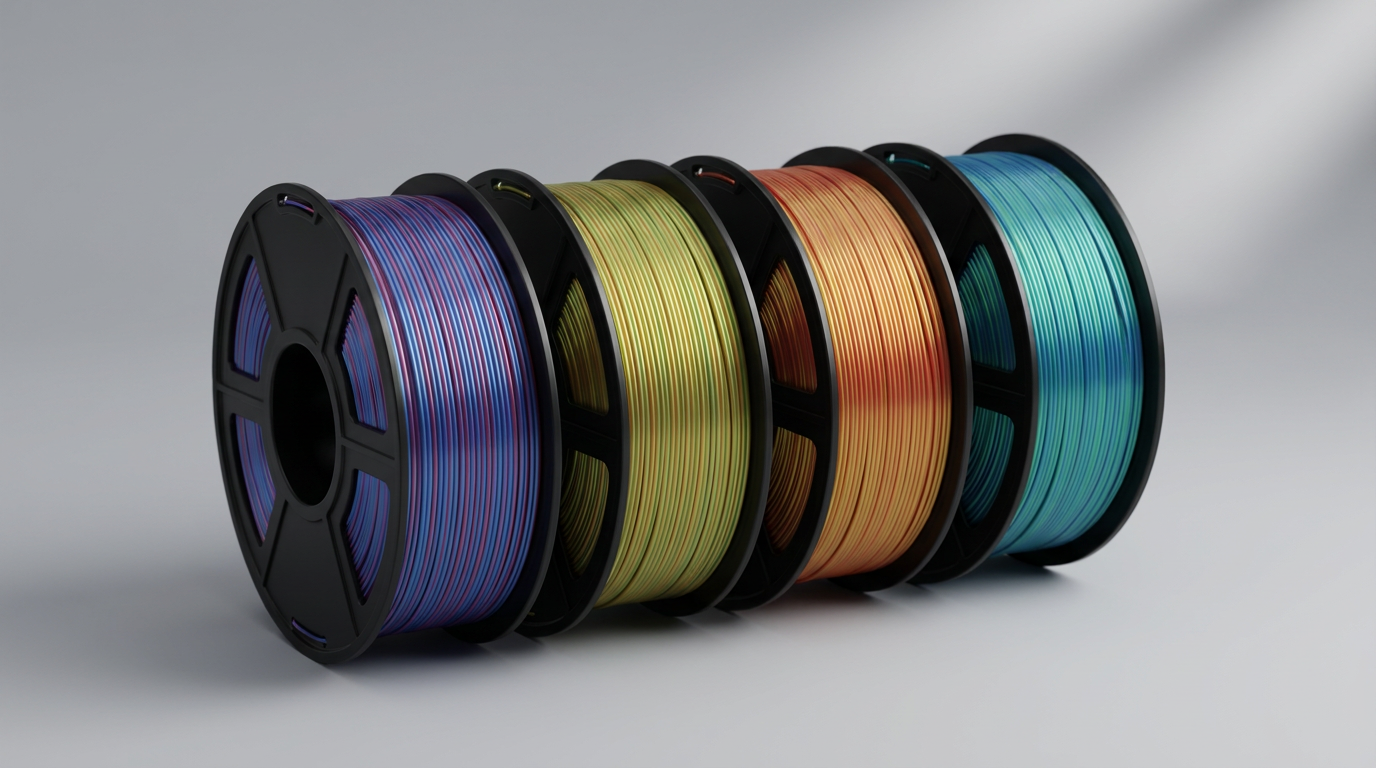 RAMBERY Silk Dual Color PLA Filament Review: Aesthetic Impact for Small Prints