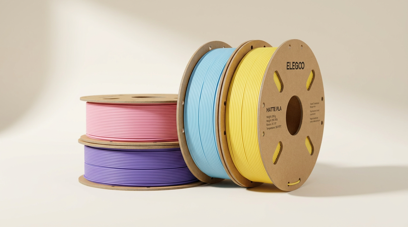 ELEGOO Matte PLA Filament: A Premium Finish for Everyday Prints