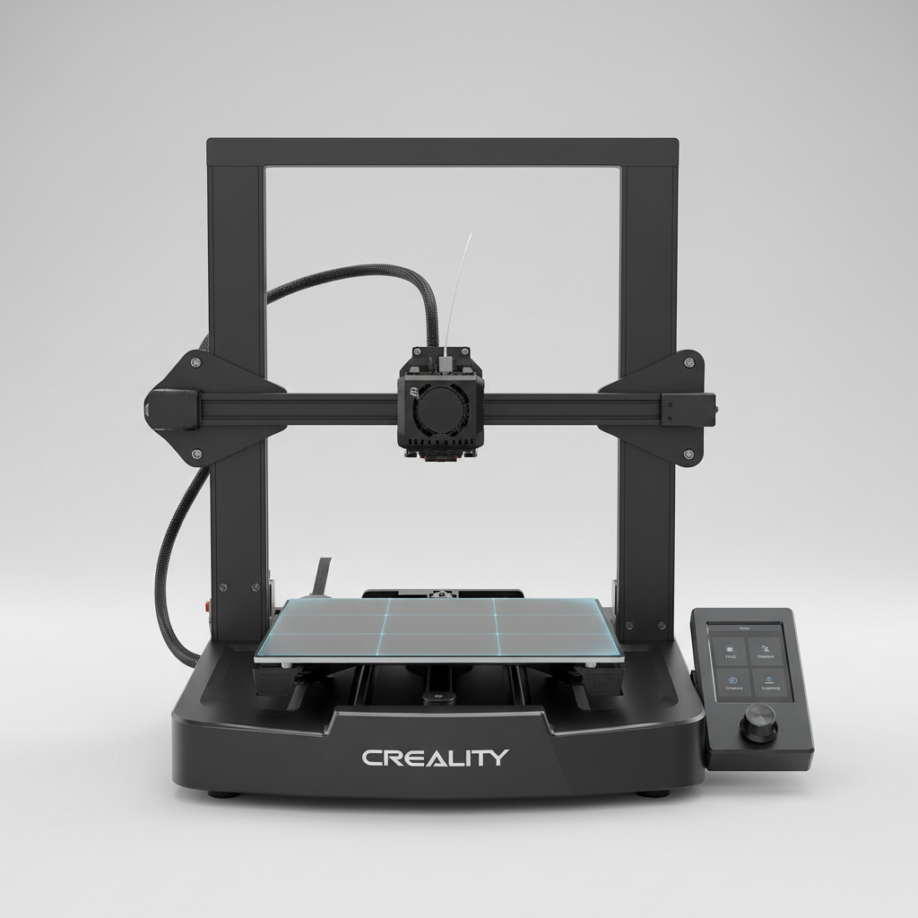 Creality Ender 3 V3 SE 3D Printer, 250mm/s High-Speed Desktop Printer, CR Touch Auto-Leveling, Sprite Direct Extruder, Dual Z-Axis, Auto-Load Filament, 8.66x8.66x9.84 Print Volume, Easy Assembly — product image