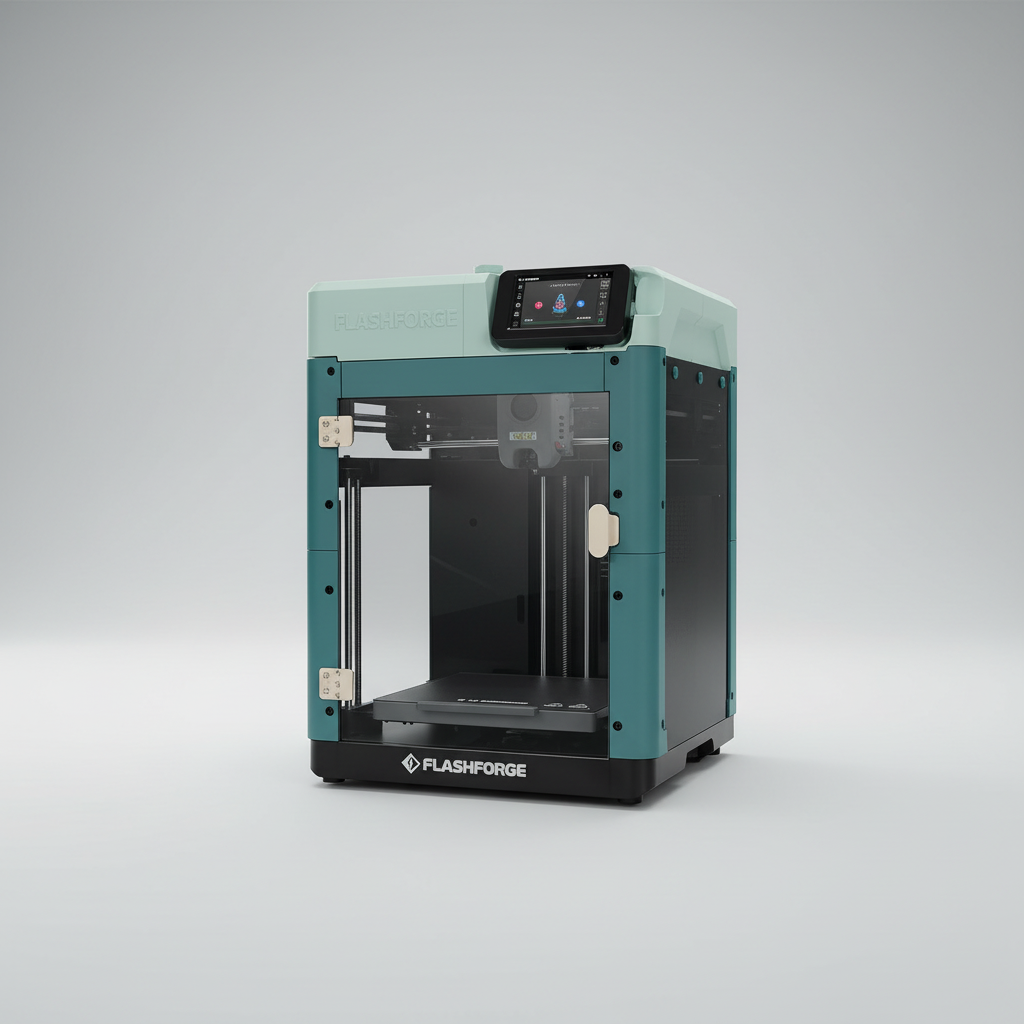 Flashforge Adventurer 5M 3D Printer for Beginners, 600mm/s Fast Printing, Direct Drive (280°C), Auto-Leveling, 8.7"x8.7"x8.7" PEI Build Plate - Ideal for Home, School & Makers — product image