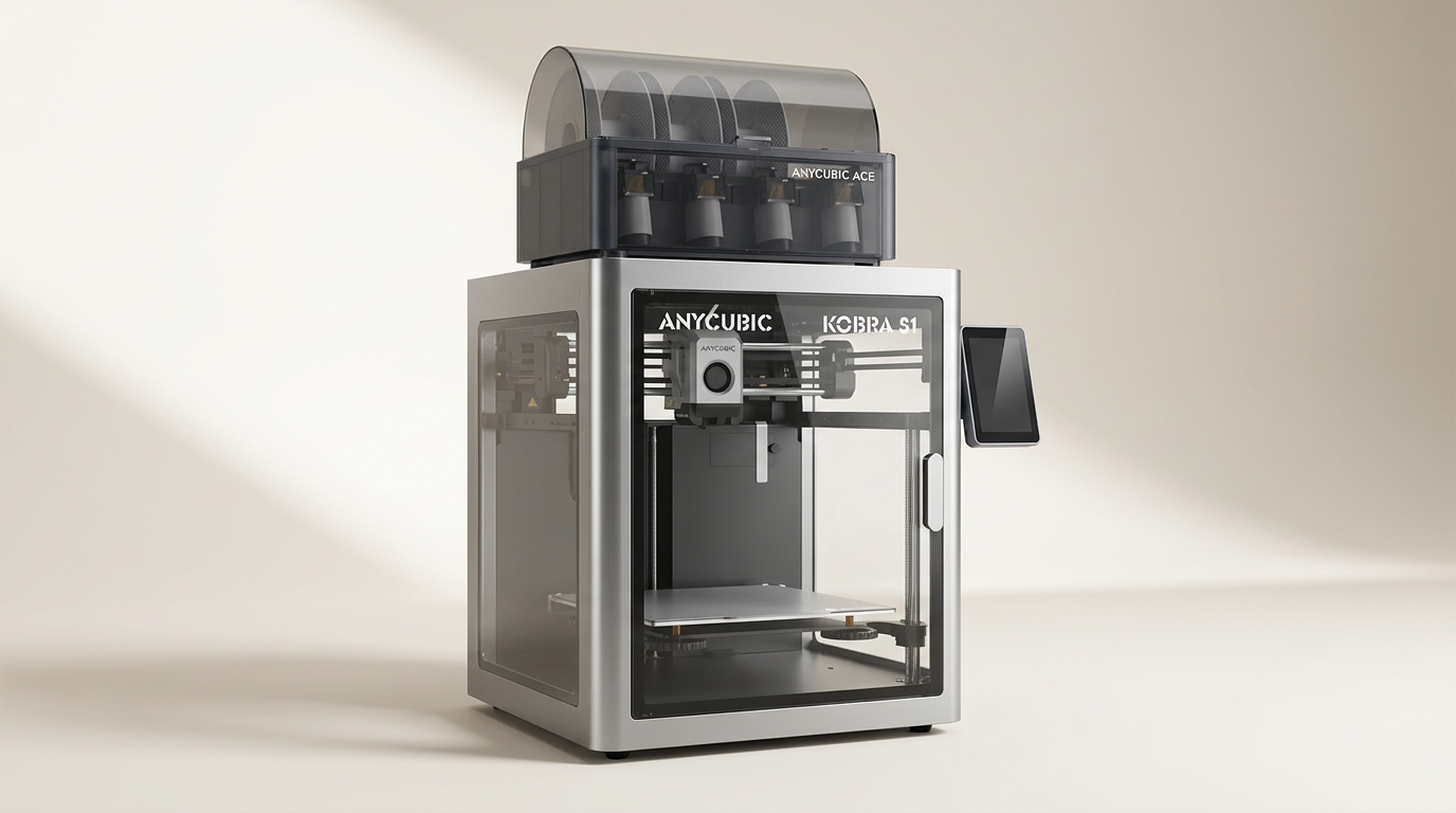 Anycubic Kobra S1 Combo Review: Speed, Color, and a Steep Learning Curve