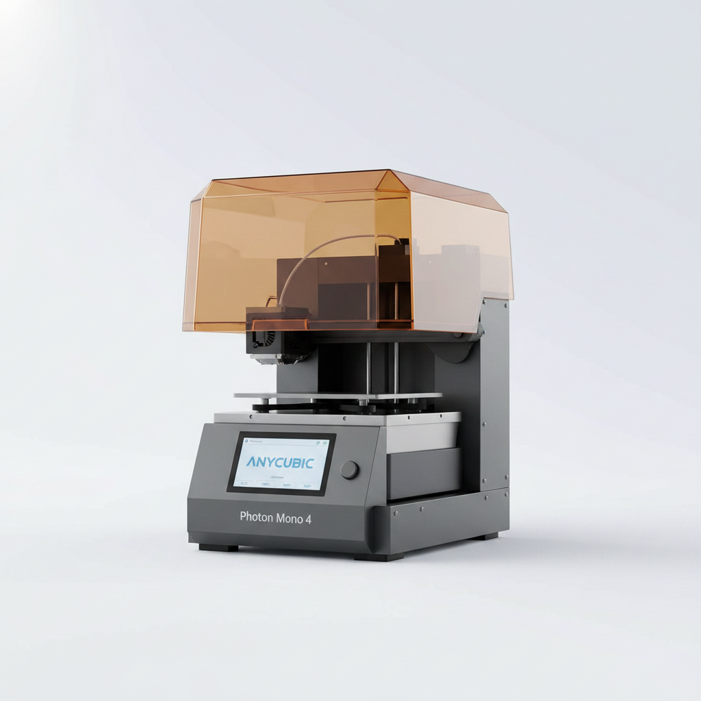 ANYCUBIC Photon Mono 4, Resin 3D Printer with 7'' 10K Mono LCD Screen, Stable LighTurbo Light Source and 70mm/h Fast Printing, Print Volume 6.04'' x 3.42'' x 6.49'' — product image