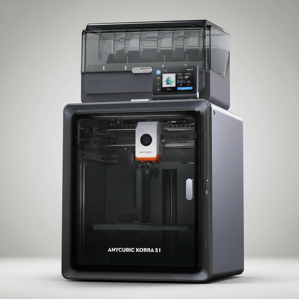 Anycubic Kobra S1C Combo Review: A Fast, Multi-Color CoreXY 3D Printer