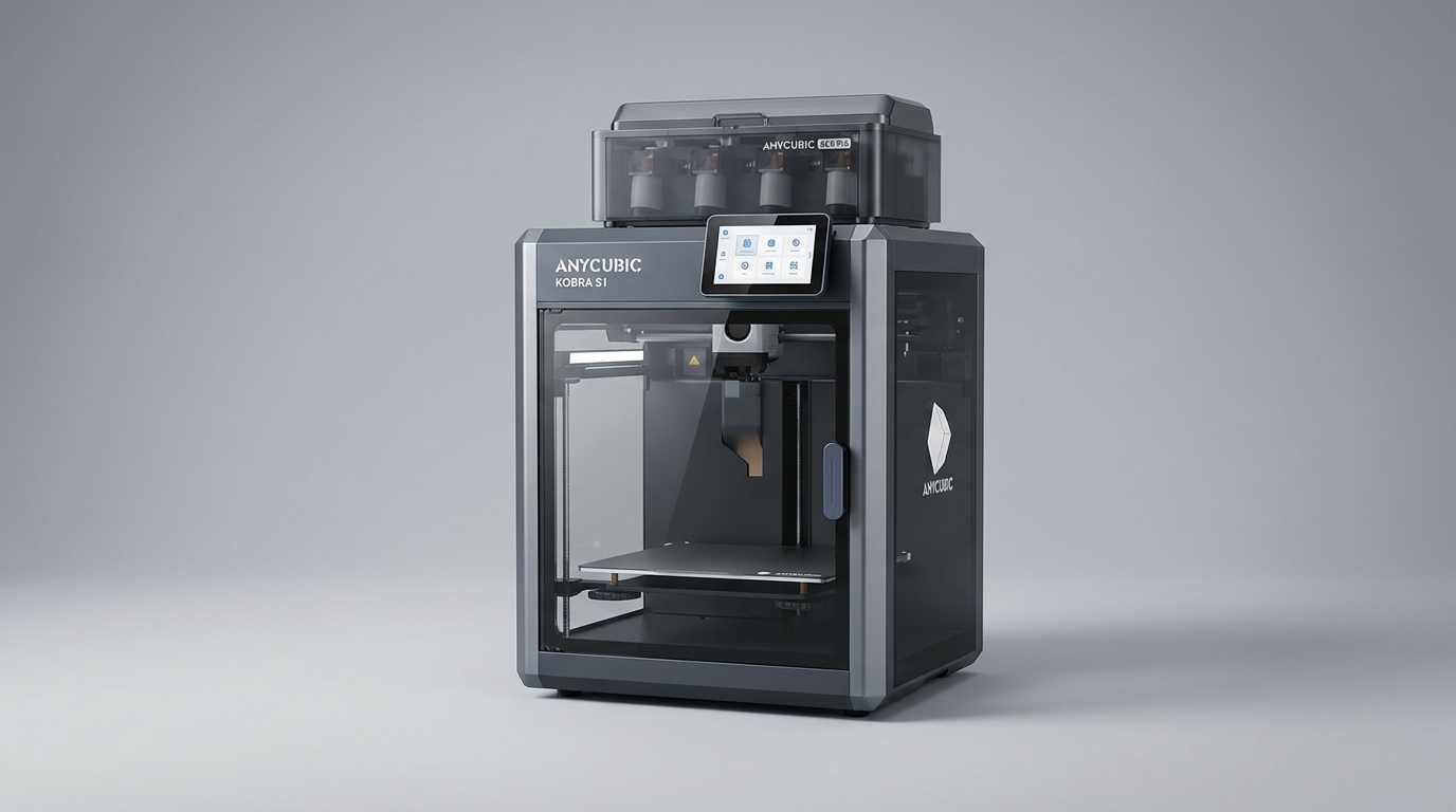 Anycubic Kobra S1C Combo Review: A Fast, Multi-Color CoreXY 3D Printer