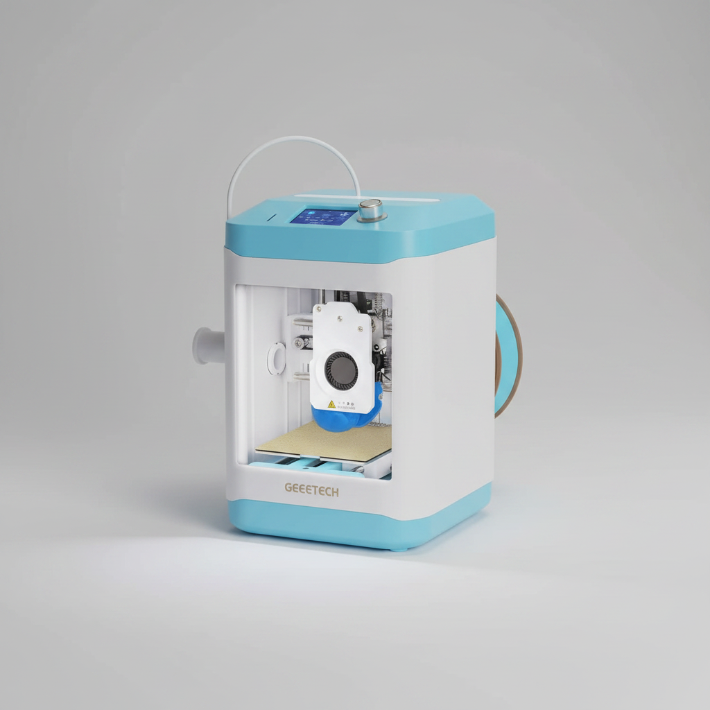 3D Printer for Kids and Beginners,Geeetech Mini 3D Printers with Auto Leveling,High Speed and Fully Open Source,Fully Assembled Direct Drive Extruder,for Home and School,Print Area 3.94×4.33×3.94 in — product image