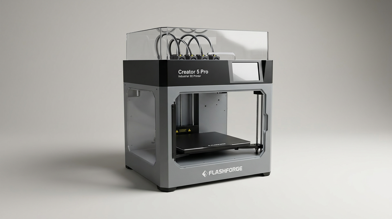 FLASHFORGE Creator 5 Pro Review: Multi-Toolhead Utility