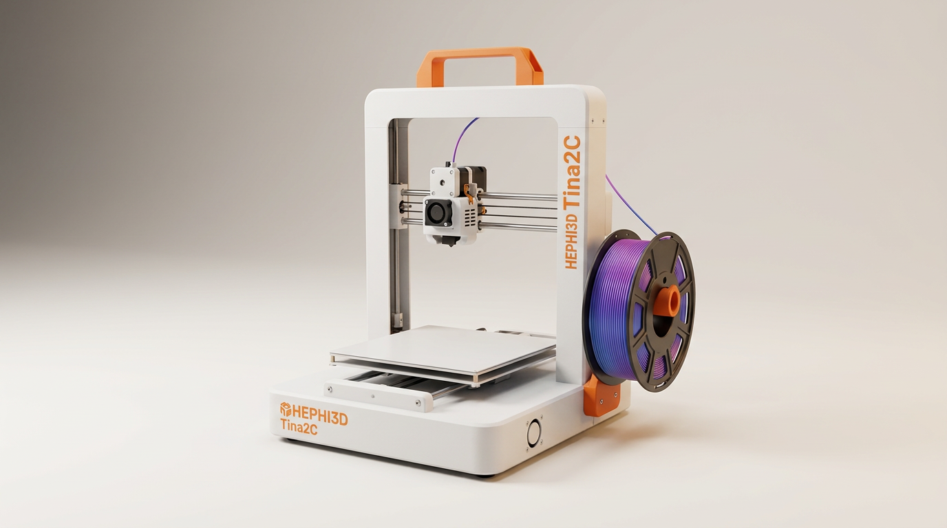 Hephi3d Tina2C Review: An Entry-Level 3D Printer for Kids