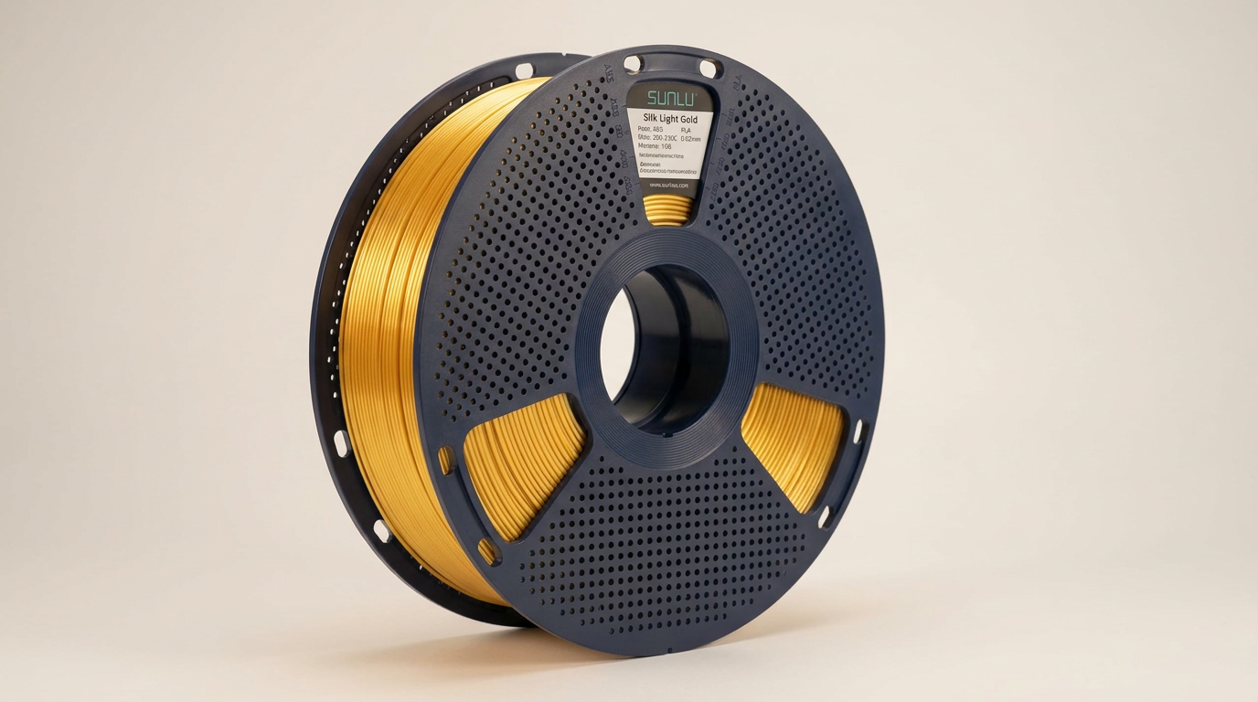 SUNLU Silk PLA Filament Review: Affordable Shine for Decorative Prints