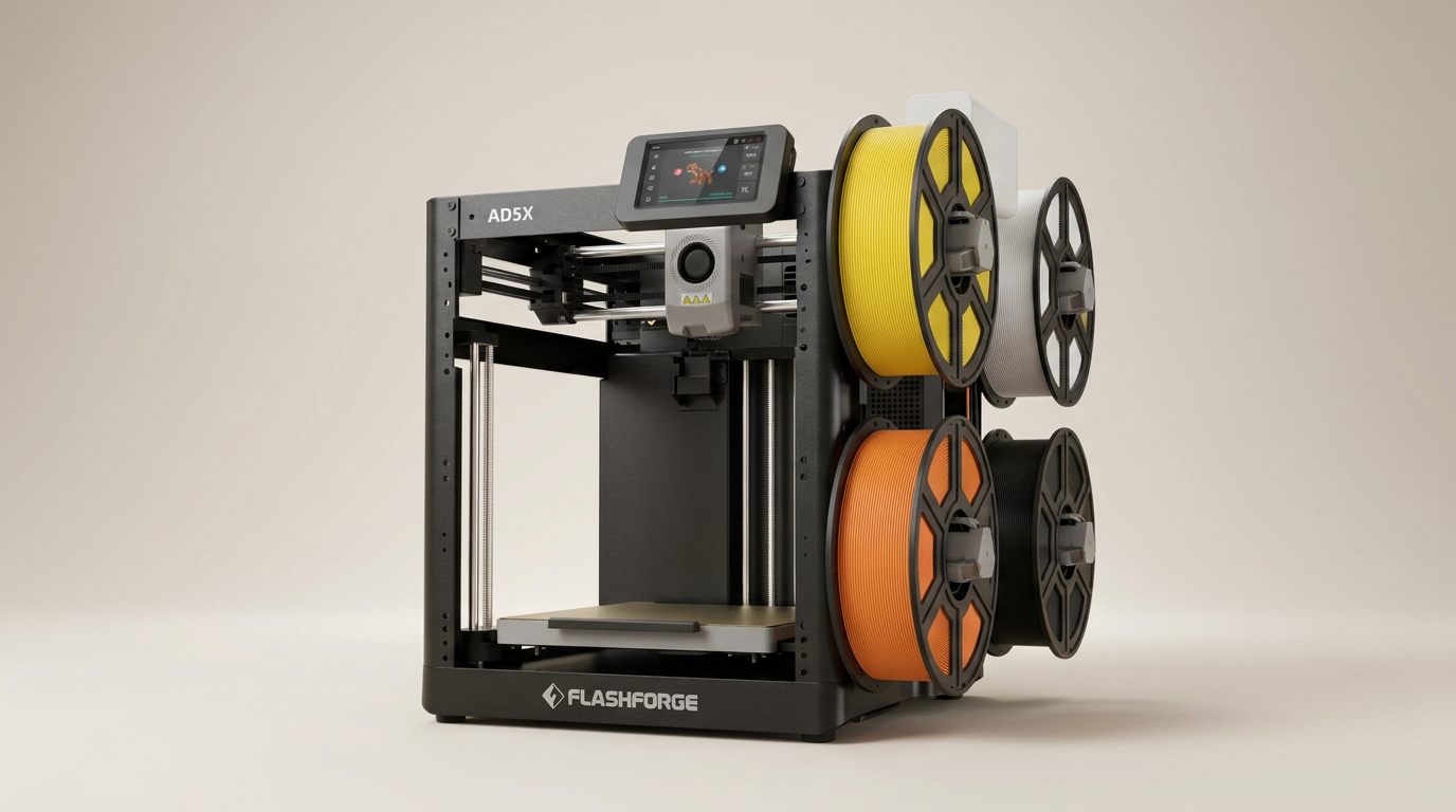 FLASHFORGE AD5X Review: A Multi-Color 3D Printer for the Modern Maker
