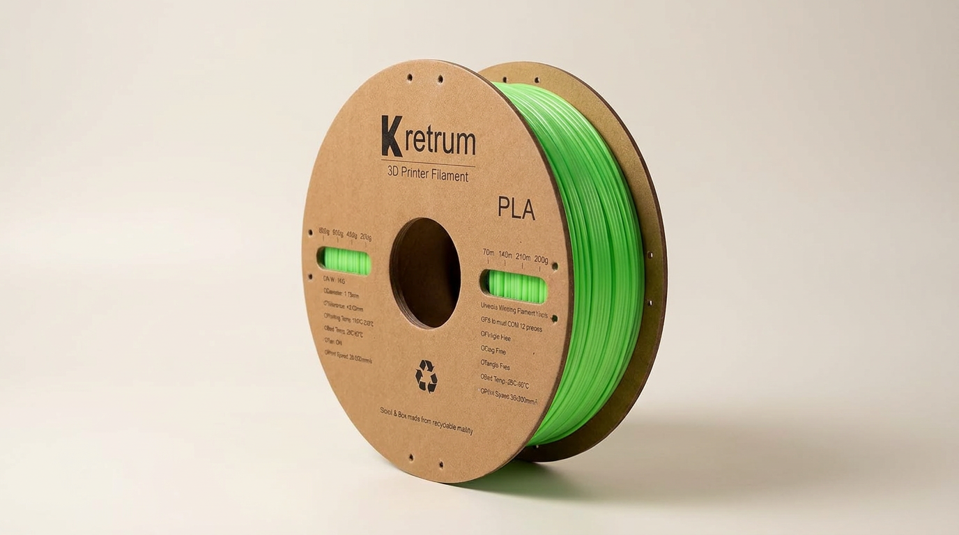 Kretrum Glow in the Dark PLA Review: Vivid Color, Subdued Glow