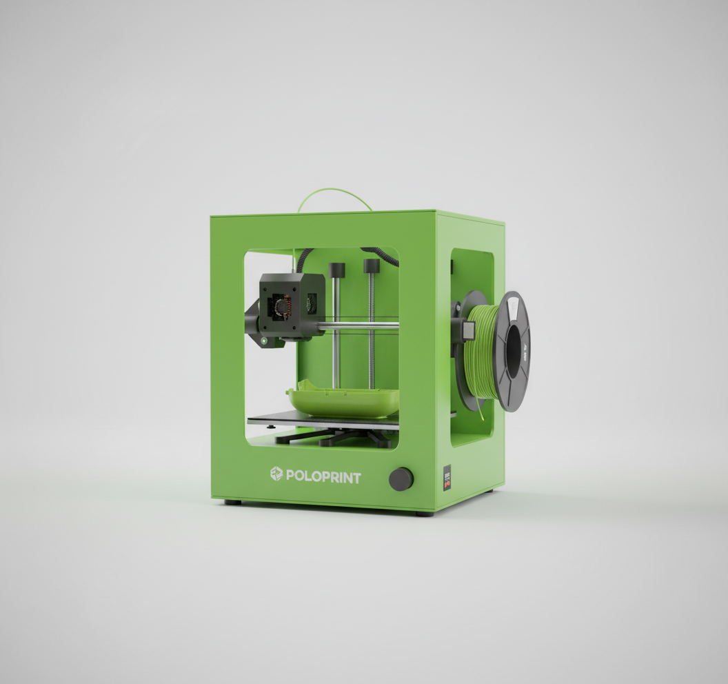 Fully Assembled Mini 3D Printer for Kids and Beginners - Complete Starter Kit with Auto Leveling 3D Printing Machine, 10M PLA Filament, and SD Card - WiFi 3D Home Printer for MAC Windows Linux (Green) — product image