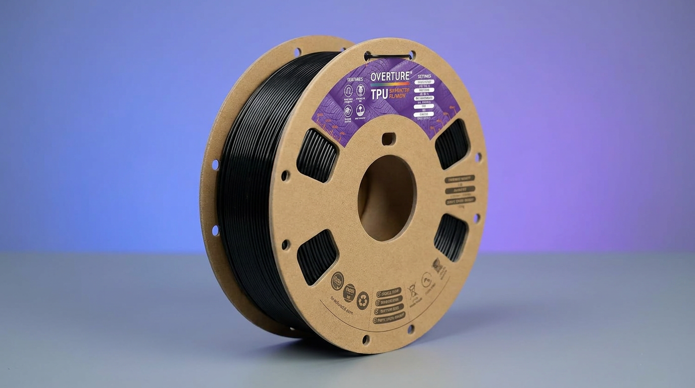 OVERTURE TPU 95A Filament Review: The Consistently Flexible Choice